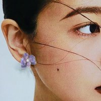 Handmade Orchid Floral Resin Earrings, Elegant Butterfly Orchid Phalaenopsis Stud/Dangle Earrings, Botanical Jewelry, Clip-On Available