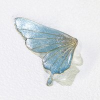 Handmade Ethreal Butterfly Wing Stud Earrings, Fairycore Glitter Resin Fairy Wings, Delicate Lightweight Jewelry Gift