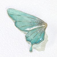 Handmade Ethreal Butterfly Wing Stud Earrings, Fairycore Glitter Resin Fairy Wings, Delicate Lightweight Jewelry Gift