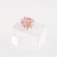 Handmade Hydrangea Flowers Earrings and Adjustable Rings, Romatic Floral Jewelry, Delicate Botanical Studs Gift, Hypoallergenic, Clip On