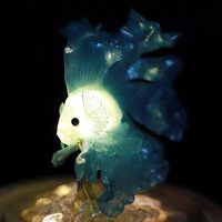 Handmade Mini Betta Fish Aquarium Lamp