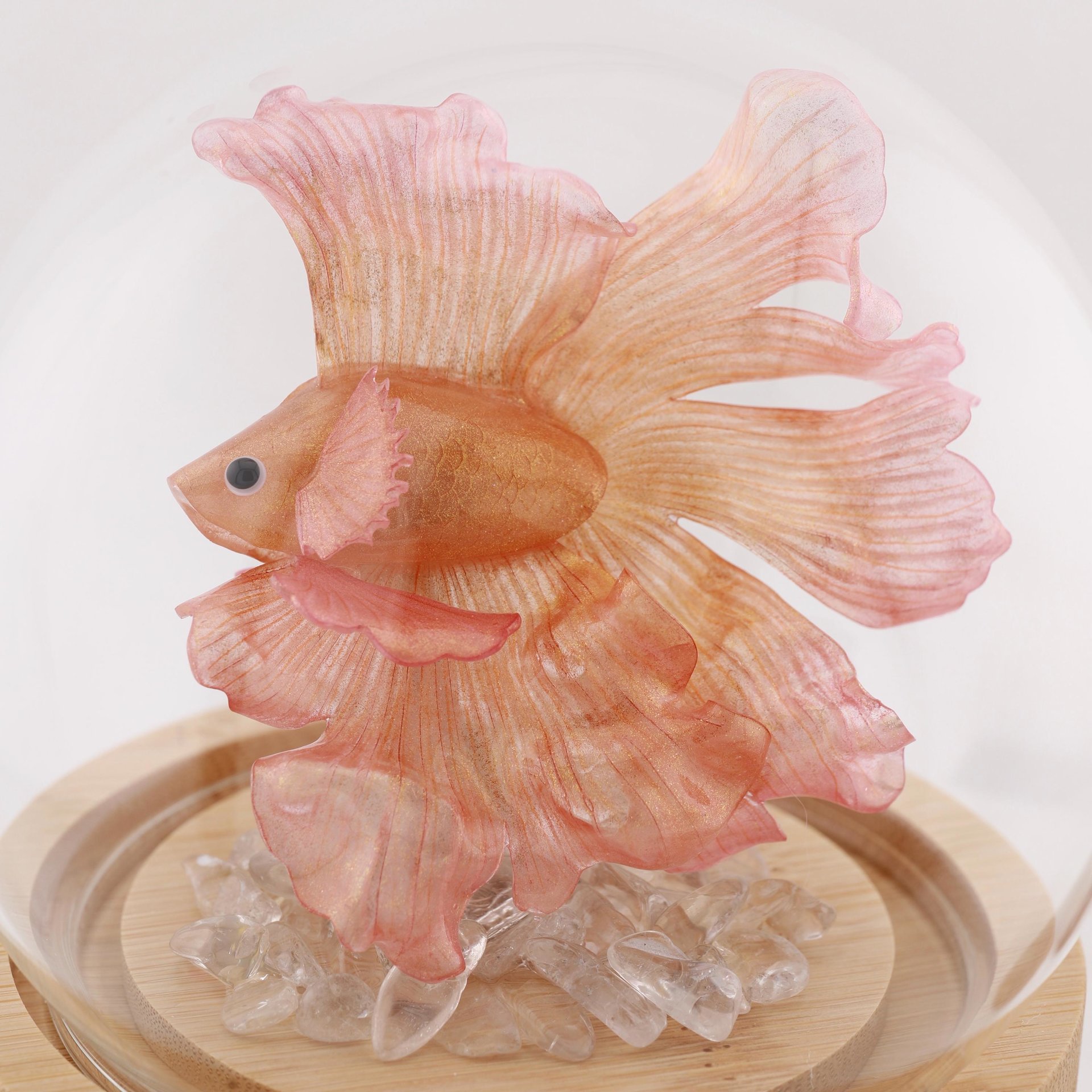 Handmade Mini Betta Fish Aquarium Lamp